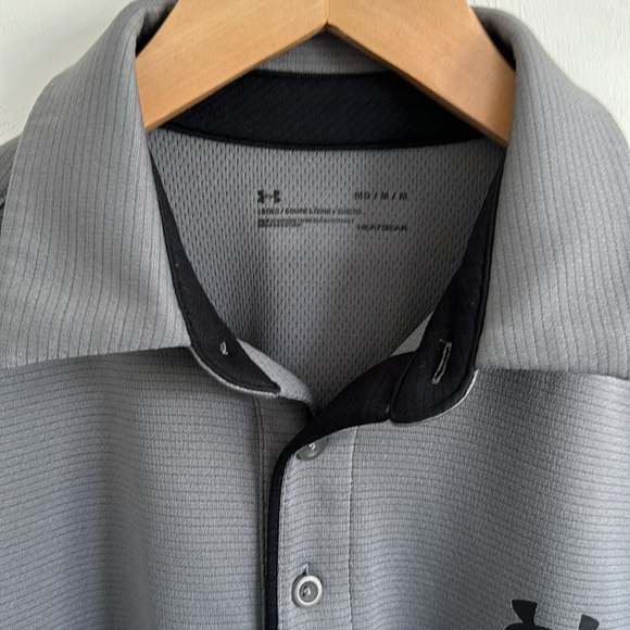Under Armour Gray Men’s Polo - Picture 3 of 3